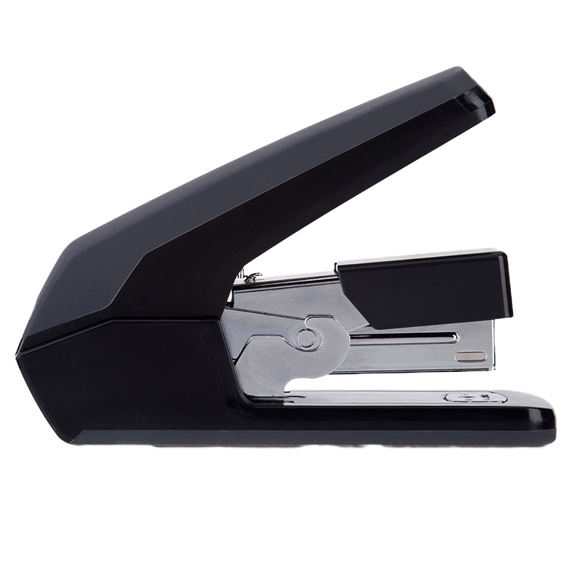 得力(deli) 金属手握式中型订书机旋转钳式省力订书器12号标准装订机 办公文具用品 0358 省力型黑色 单个价