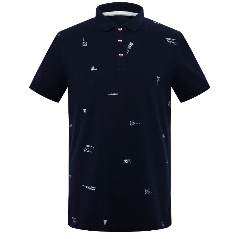 红豆相思鸟男装印花透气男士短袖POLO衫T1330