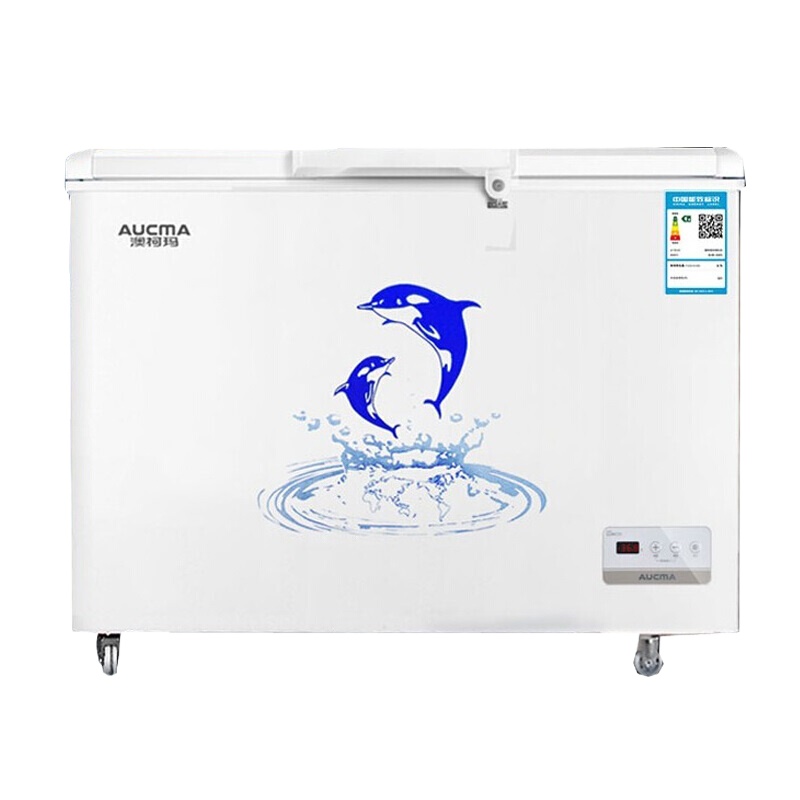 Aucma/澳柯玛 冷柜BC/BD-325ND 325L大容量深冷速冻净味无霜 家用节能冷冻柜单温冰柜