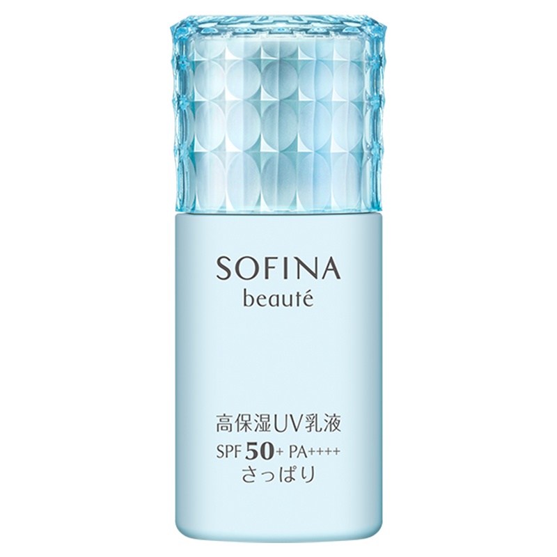 日本sofina苏菲娜防晒隔离霜面部隔离清爽蓝小花新升级蓝朋友SPF50+ 30ml