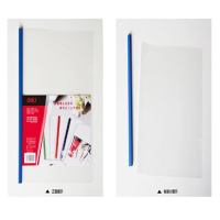 得力(deli) 5531 A4透明抽杆文件夹报告夹 混色 5个/包 单包价格 10包起订