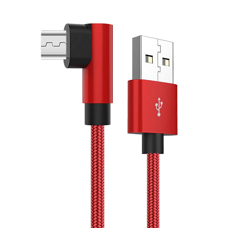 乔歌弯头安卓数据线手机充电线快充适用于vivo/oppo/华为/小米/三星/魅族【快充版】防缠绕买二送一X