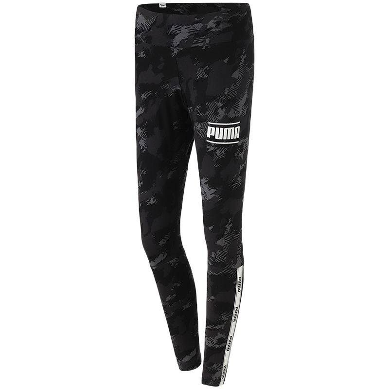 【自营】PUMA彪马女裤运动裤休闲裤健身小LOGO运动紧身长裤579559