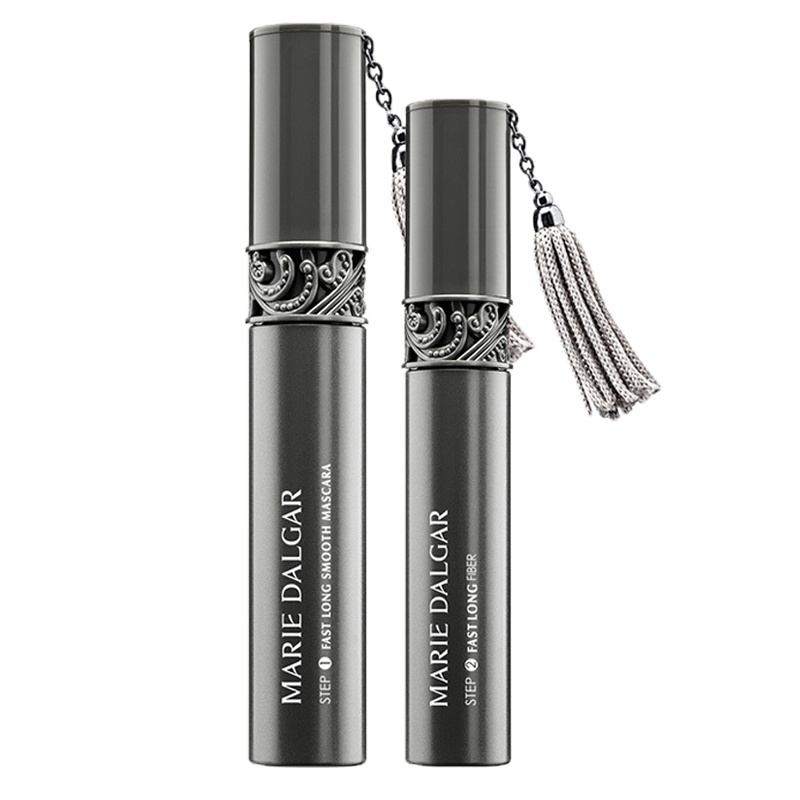 玛丽黛佳白流苏睫毛膏浓密套装卷翘纤长防水加长加密双支组合