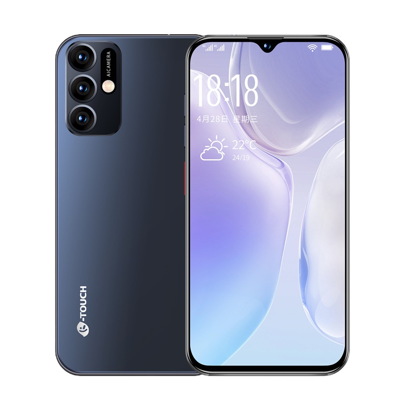 天语Y9 幻彩玻璃机身智能手机 6.26英寸高清水滴全面屏游戏拍照老人学生4G全网通手机 幻夜灰 128GB