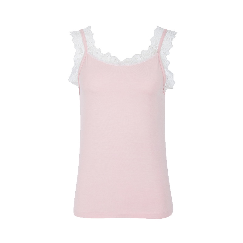 古今爱她蕾丝吊带背心女莫代尔夏季修身弹力透气打底内衣女3HT118