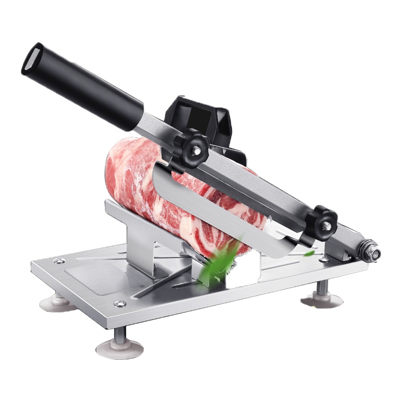 黄金蛋羊肉卷切片机家用手动切年糕刀冻肥牛卷手工切肉商用刨肉神器_加厚切片机原装刀片一片