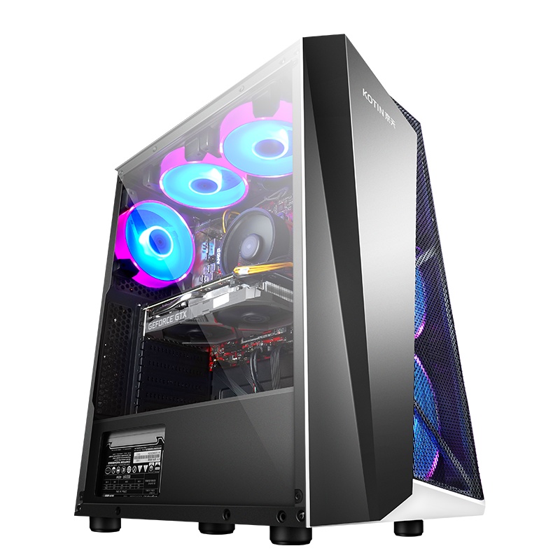 京天(KOTIN)锐龙5 2600/RX580/8G/240G固态台式主机组装电脑游戏家用影音办公苏宁自营主机