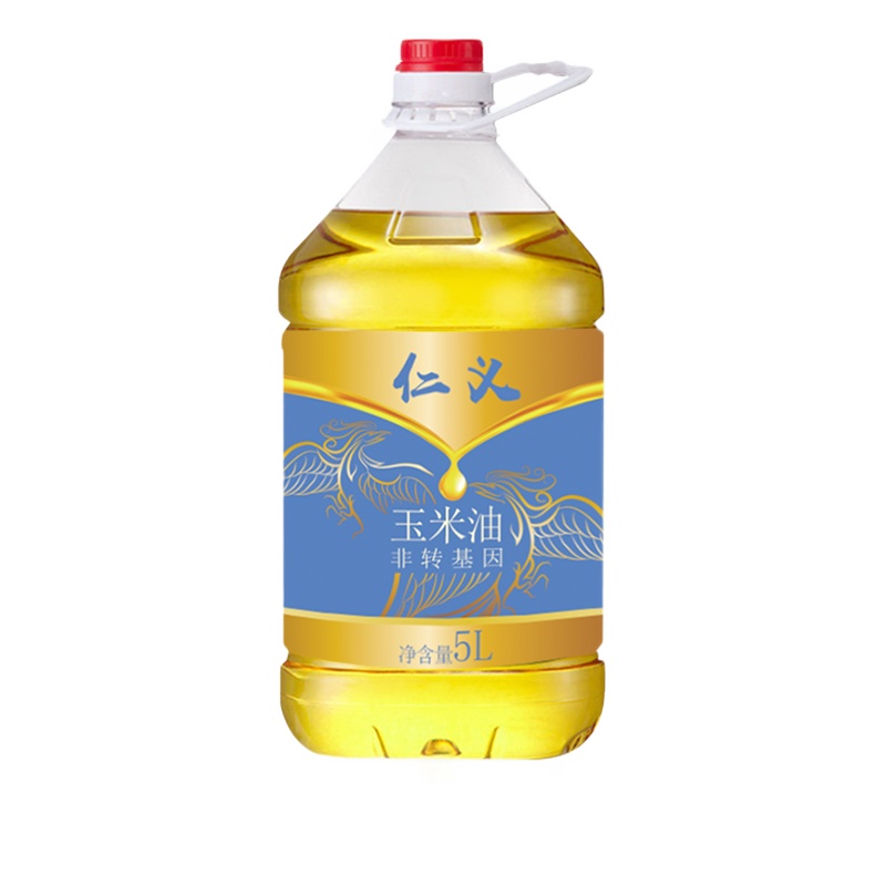 仁义 非转基因玉米油5L 物理压榨植物油 桶装食用油
