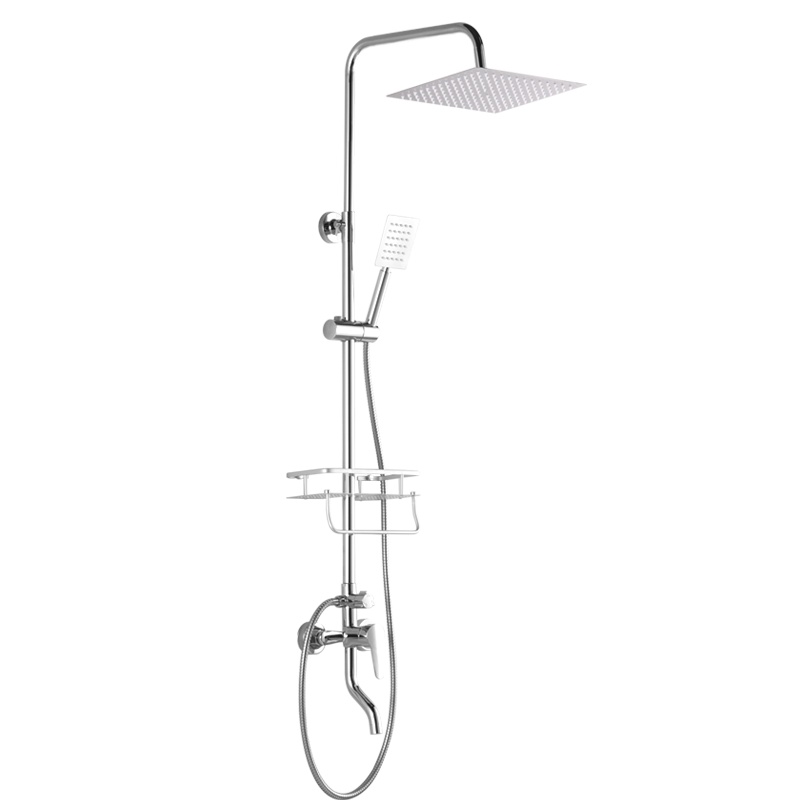 康佳KONKA卫浴淋浴花洒套装精铜全电镀三挡增压花洒