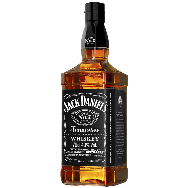 宝树行 杰克丹尼黑标700ml Jack Daniel's 美国威士忌进口洋酒