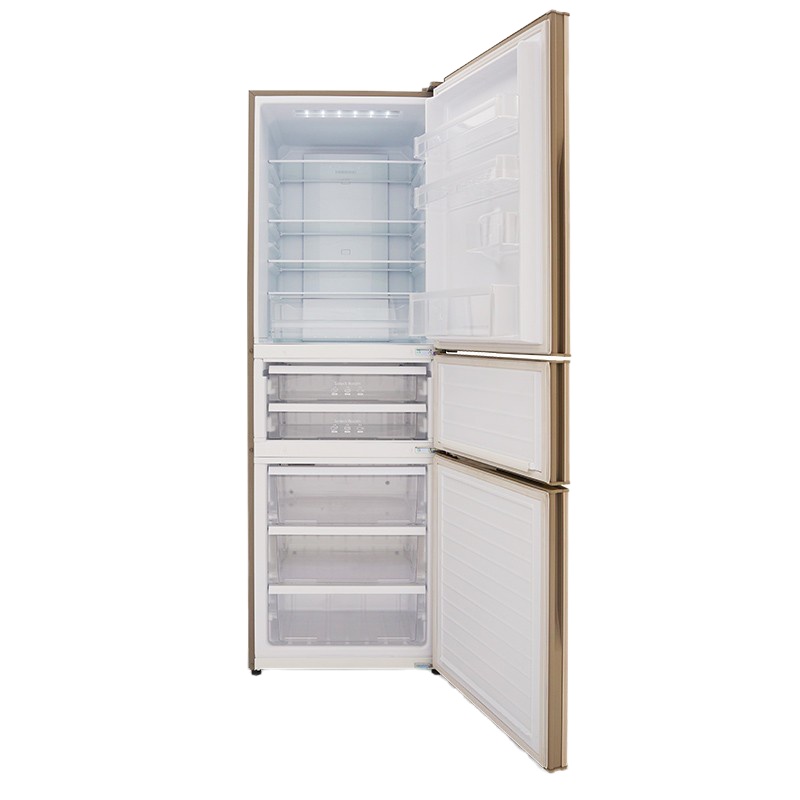 松下(Panasonic) NR-C320WP-N 318升 三门冰箱 风冷无霜 智能变频 三开门