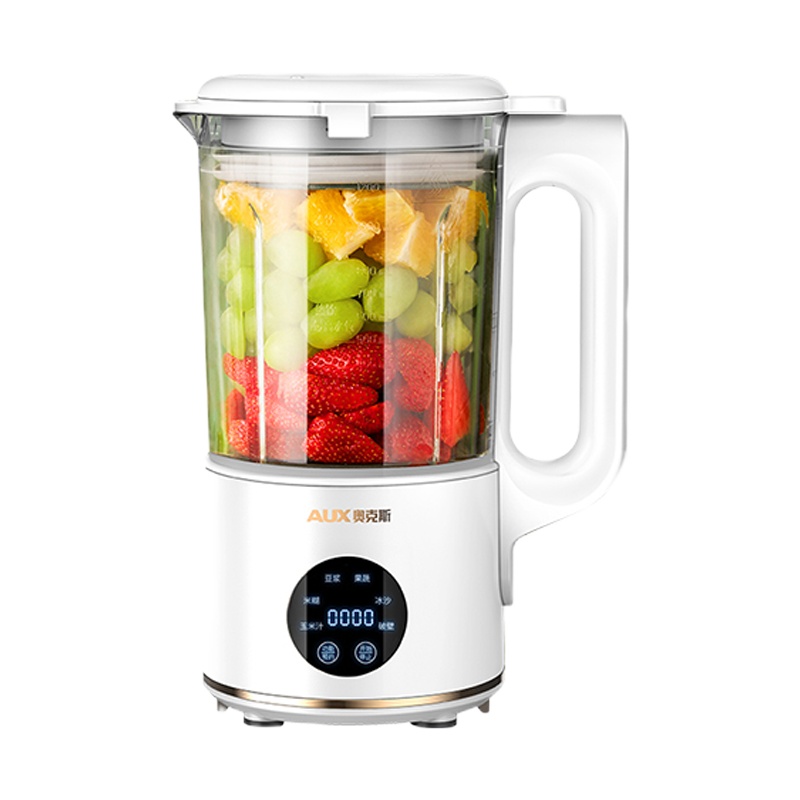 奥克斯(AUX)迷你轻音破壁料理机HX-PB9513一体式加热多功能榨汁养生辅食豆浆机绞肉机搅拌机