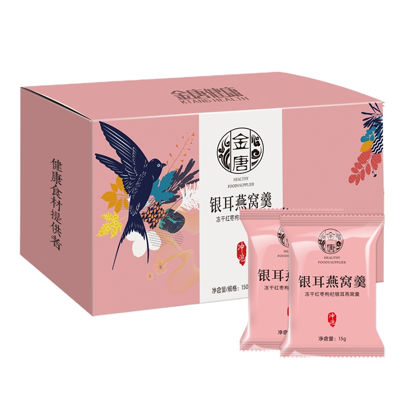 金唐 冻干燕窝羹盒装(红枣枸杞口味)