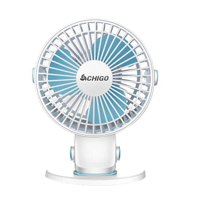 志高(CHIGO) 小风扇 电风扇多功能台夹扇静音迷你可壁挂小风扇 学生宿舍床头扇C6-2