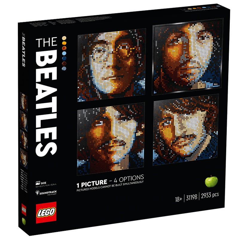 LEGO乐高艺术生活系列披头士乐队31198 成人收藏18岁+装饰画 玩具积木