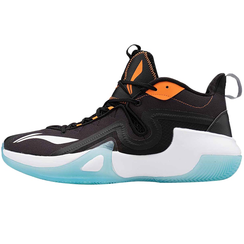 【自营】李宁BADFIVE暴风男子减震回弹篮球场地鞋ABPQ045-1