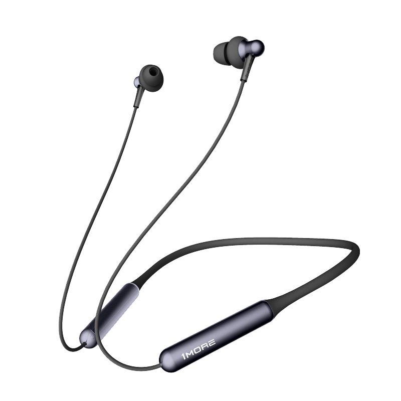 1MORE/万魔 Stylish E1024BT双动圈颈挂式蓝牙耳机 黑色
