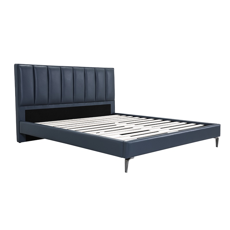 喜临门 真皮床双人床皮现代简约头层牛皮1.5米1.8米软靠现代软体主卧室婚床家具 夏卡