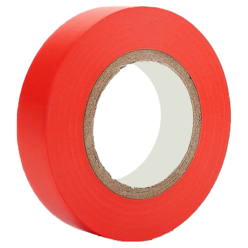 ABLEMEN 特优PVC电气绝缘胶带 电工胶布 红色 10M*10卷装 耐磨无铅防水耐高温阻燃抗老化