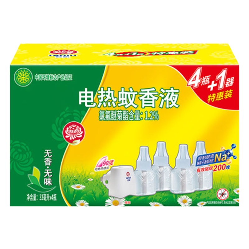 Topciy电热蚊香液4+1套装