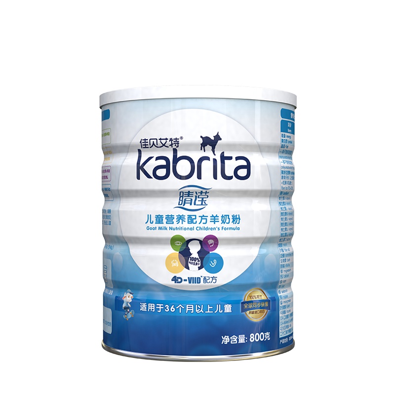 [详情更优惠]佳贝艾特(kabrita)睛滢儿童营养配方羊奶粉4段800g3岁以上儿童荷兰原罐进口