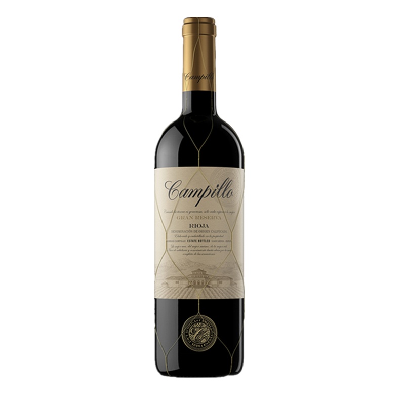 西班牙原瓶进口红酒 里奥哈产区 卡皮罗(campillo) 750mL珍藏特酿2008 葡萄酒 橡木桶存放