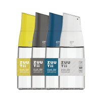 zuutii油瓶加拿大自动开合醋酱油瓶调料罐厨房玻璃油重力感应油壶500ml
