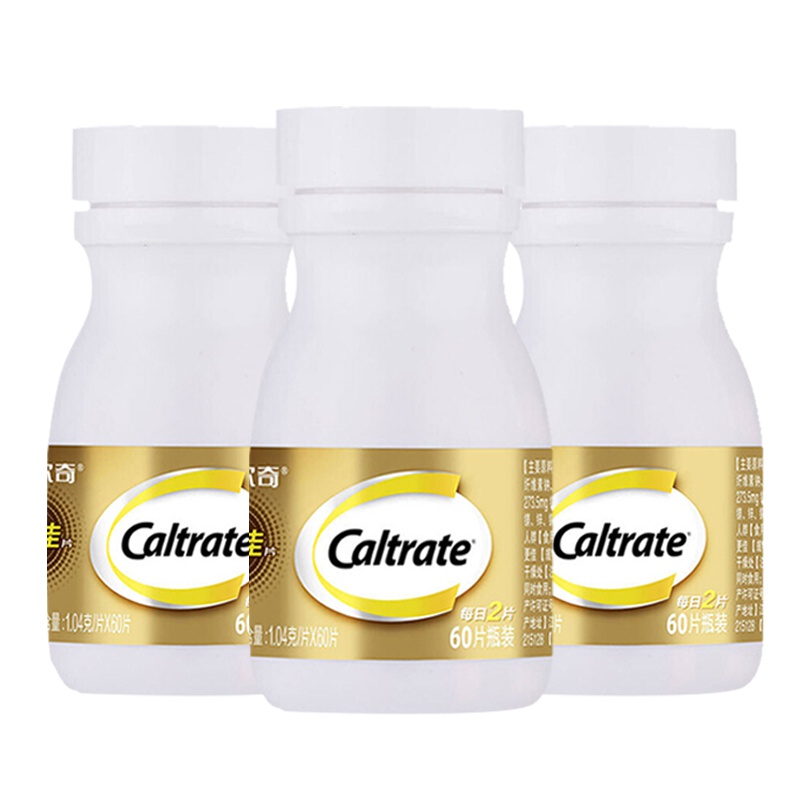 钙尔奇(Caltrate)添佳片 钙片 1.04g*60片*3(共180片)