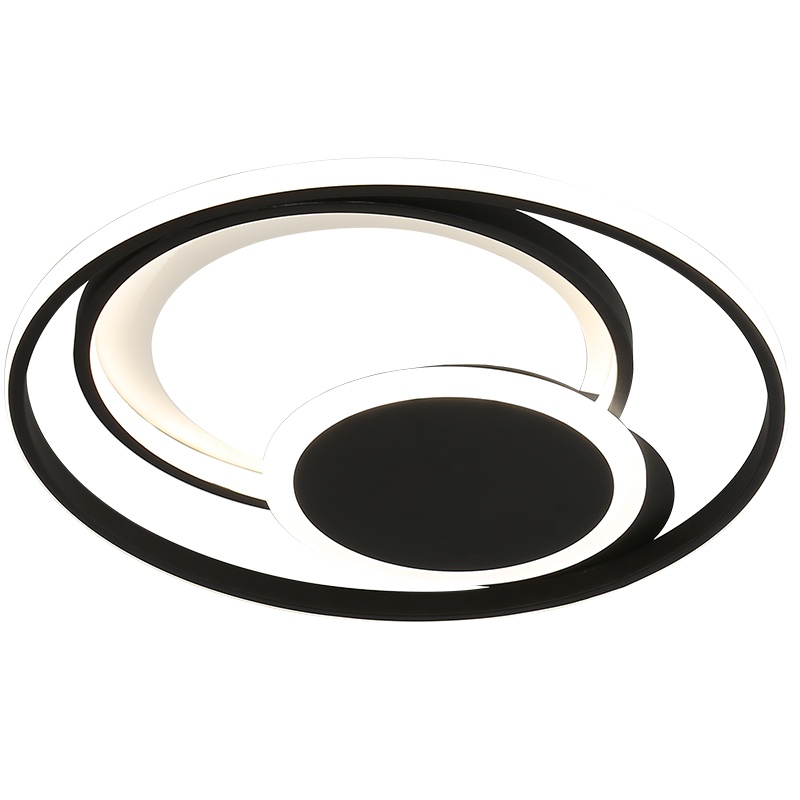 七只蚂蚁 2020北欧LED卧室吸顶灯圆形极简现代简约现代北欧现代创意客厅吸顶灯简约温馨卧室餐厅灯网红个性房间灯具JH