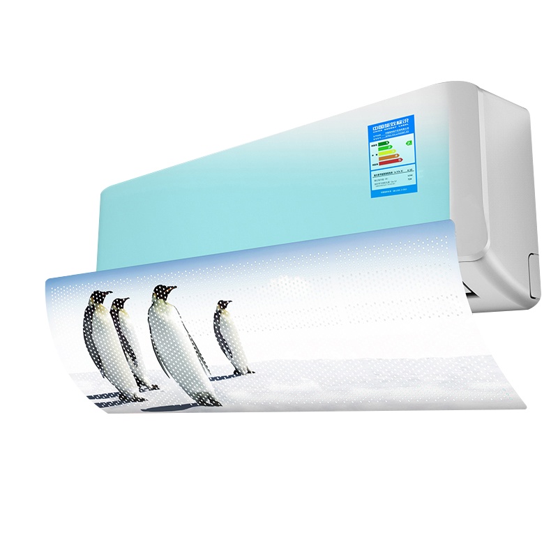 壁挂式空调挡风板孕妇坐月子婴幼儿防直吹 格力美的遮风防风罩神器 冷风出风口均匀导风吹风 卧室挡板过滤品牌通用 企鹅