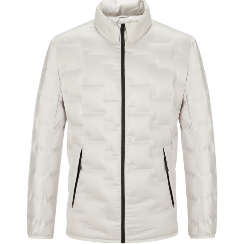 HLA海澜之家舒适立领羽绒服2019秋冬时尚轻薄鹅绒服男HWRAJ3R058A