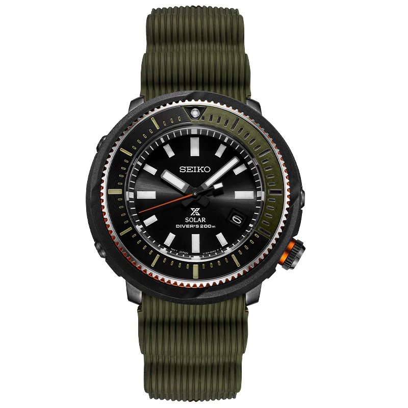 精工(SEIKO)手表 PROSPEX系列 罐头水鬼夜光 太阳能石英日本原装 男女表 [2020年新品]SNE547P1