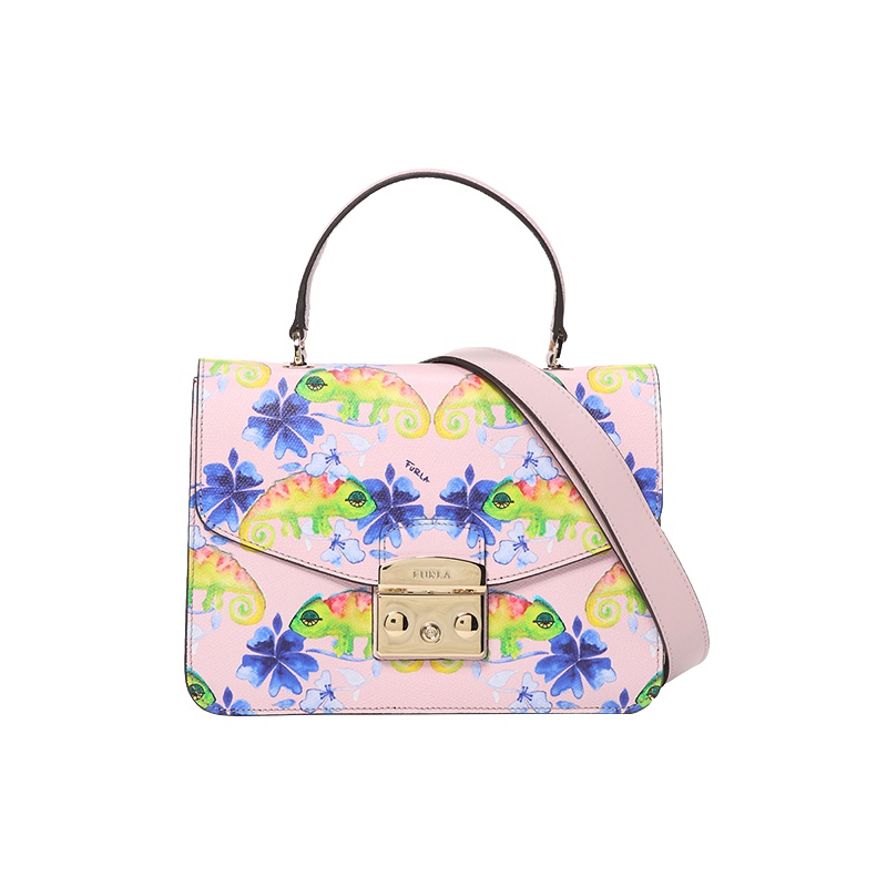 Furla 芙拉 METROPOLIS 女士系列皮革手提单肩斜挎包 BLE8 TONI CAMELIA 962589