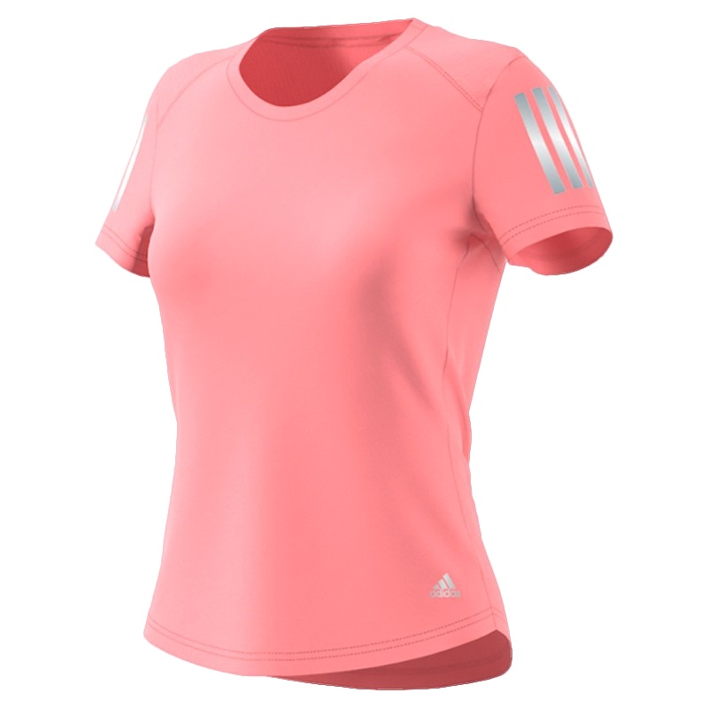 阿迪达斯adidas2020春女子跑步短袖T恤FL7815