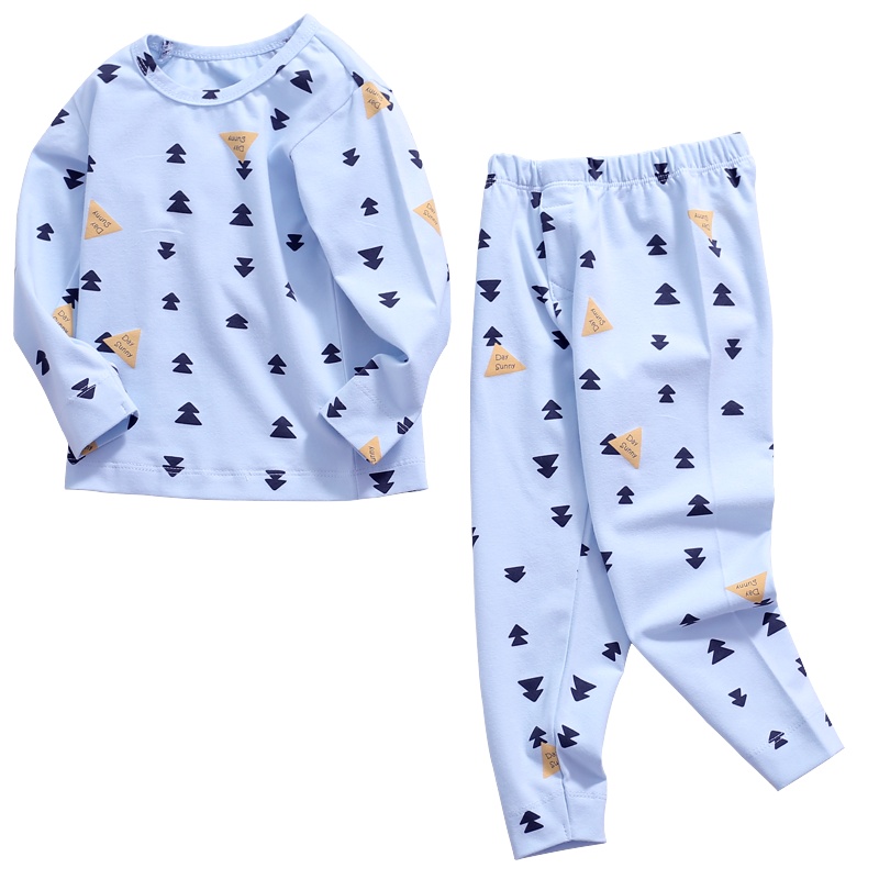 龙之涵【LONGZHIHAN】 儿童内衣套装秋装宝宝全棉衣服男女童秋衣裤婴儿睡衣