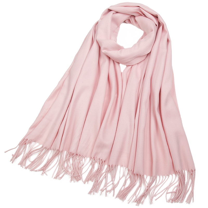 上海故事围巾秋冬季女纯色百搭仿羊绒加厚大披肩两用保暖柔软围脖