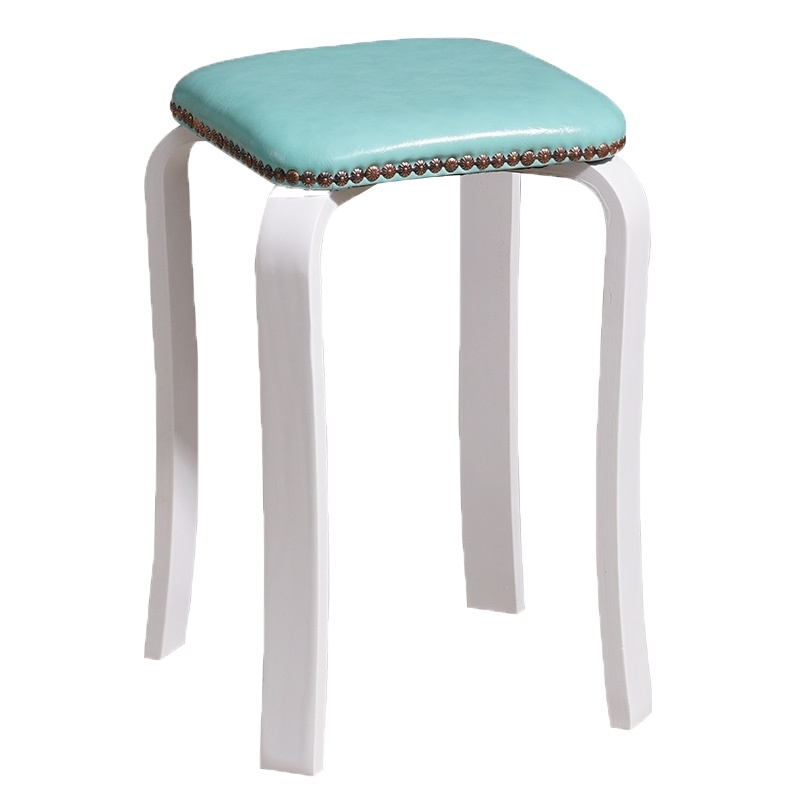 圆凳子家用成人餐椅北欧软包布艺简约小凳子现代高凳木头板凳