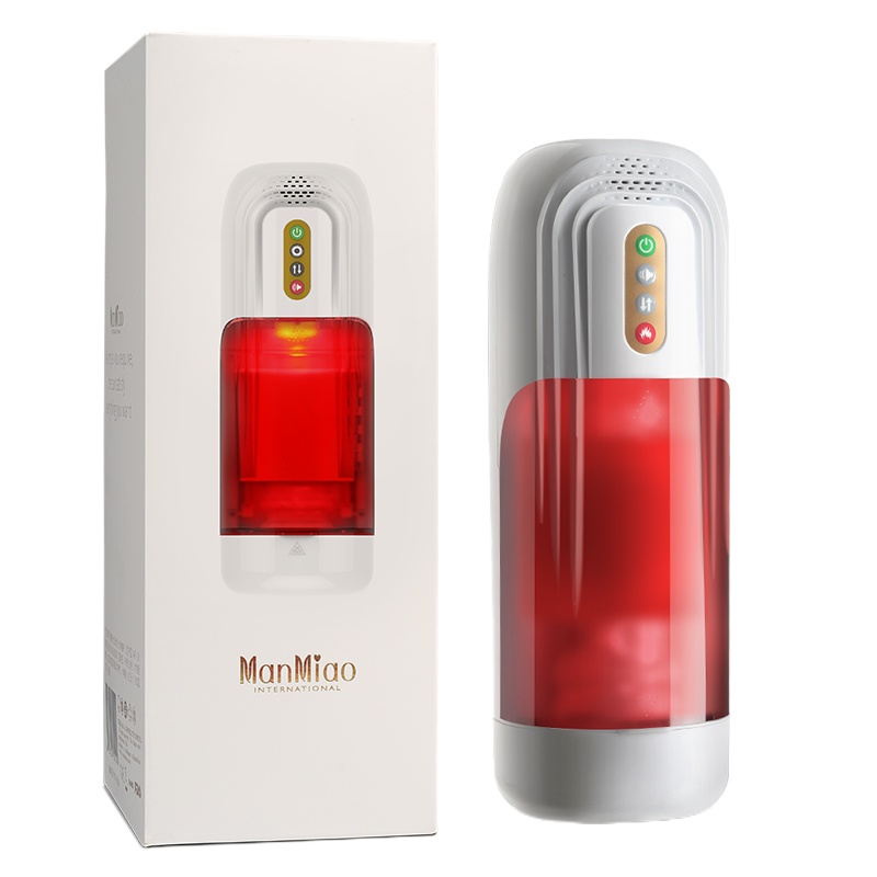 ManMiao漫渺全自动活塞伸缩夹吸吮吸打加温智能恒温发声音电动飞机杯男用自慰器倒模男性系列名器非充气娃娃成人情趣性用品