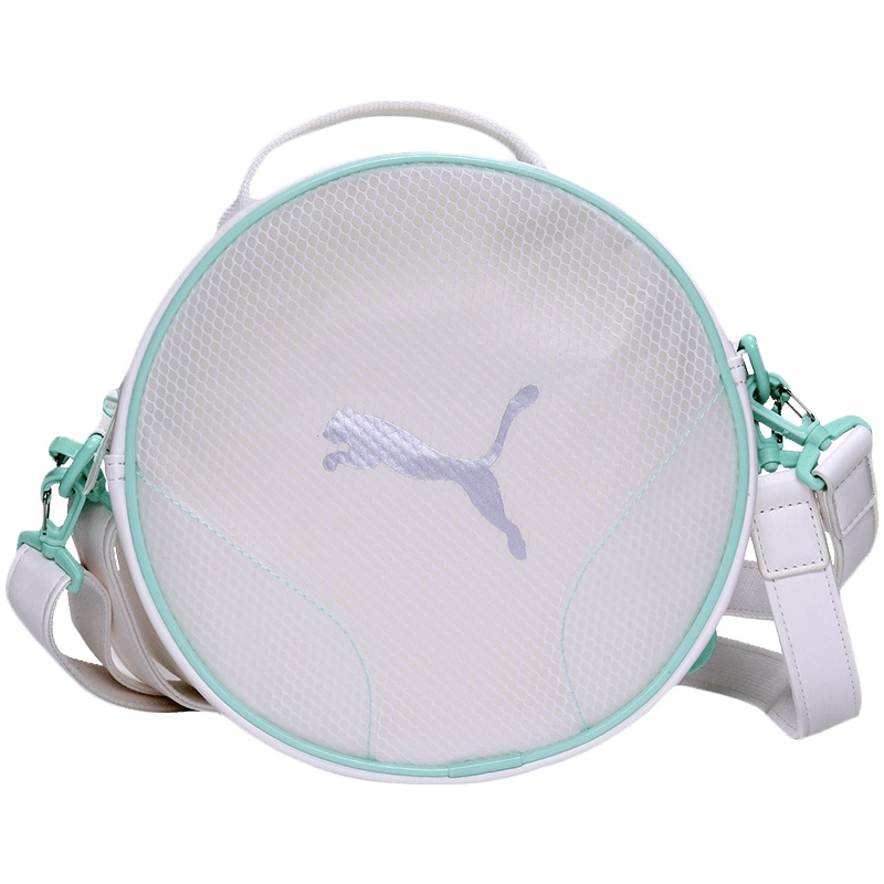 PUMA彪马女包运动包复古圆形双肩包休闲小背包077193