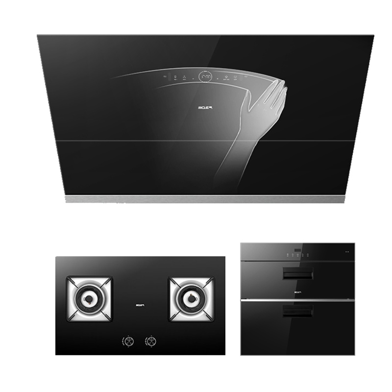 老板集团出品 名气(MQ)烟灶套装2561A+B328A +X101A 22立方大吸力 4.5KW大火力 105L大容量