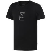 PUMA彪马男装运动服休闲上衣圆领LOGO短袖T恤844613