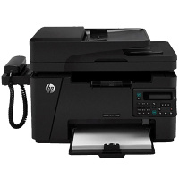 惠普HP LaserJet Pro MFP M128fp 黑白激光多功能打印机一体机(打印复印扫描传真)传真带话筒 官方标配