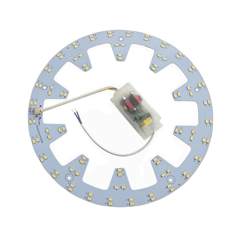 遥控led灯板三色变光灯盘圆形替换家用吸顶灯珠灯芯灯条客厅卧室