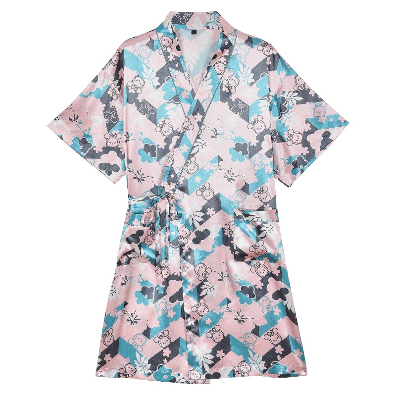 阪织屋迪士尼松松和服睡衣女夏季睡裙日式可爱宽松时尚学生家居服