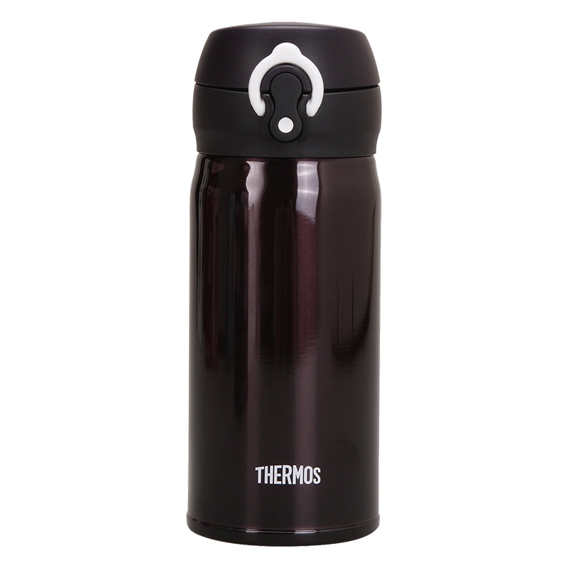 [海外原装 品牌授权]THERMOS膳魔师 通用真空304不锈钢保温杯 JNL-350-DPL 黑色350ML