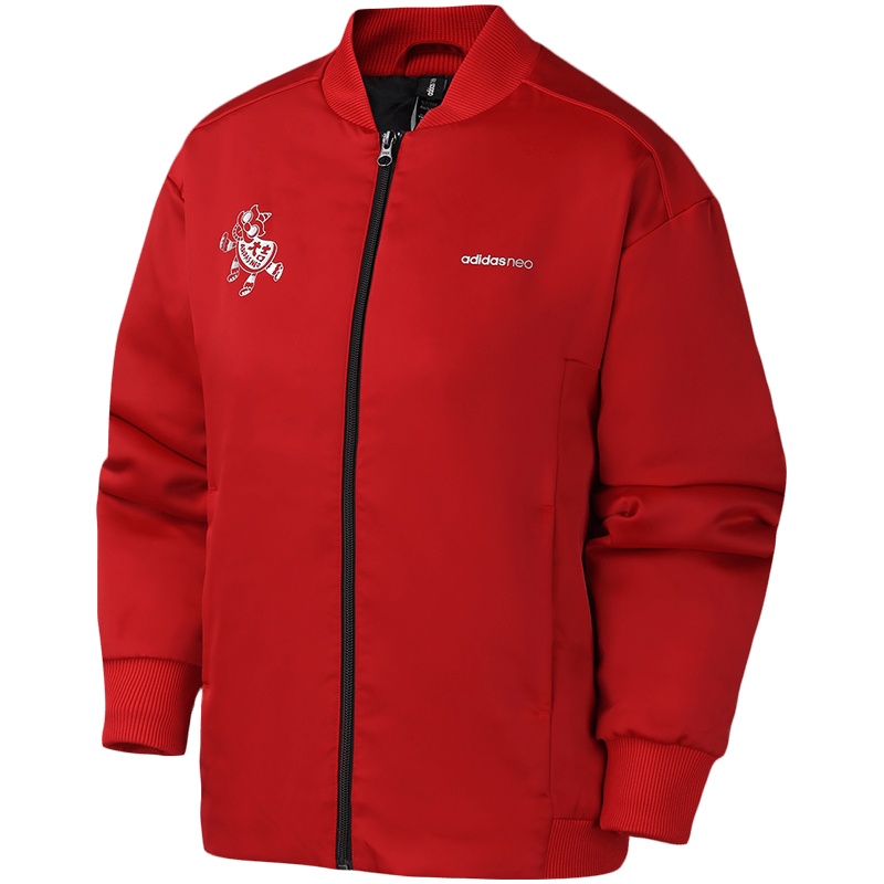 adidas阿迪达斯NEO女装运动服非我莫鼠纪念款保暖棉服GF7090