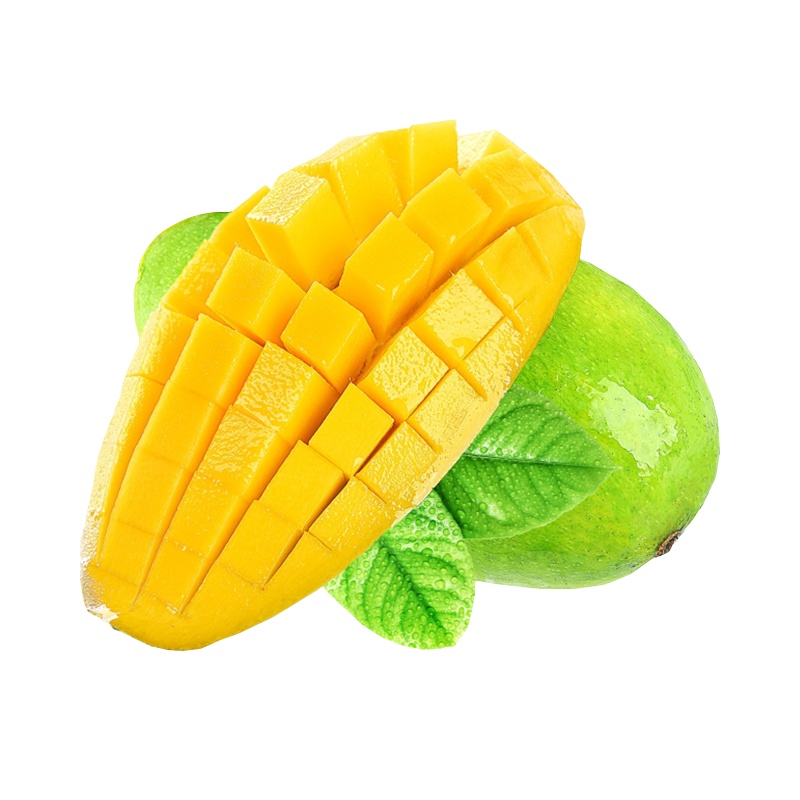 [五个农民]广西大青芒 礼盒装芒果玉芒精选大果新鲜进口水果超甜纯甜整箱净重7.7-8斤