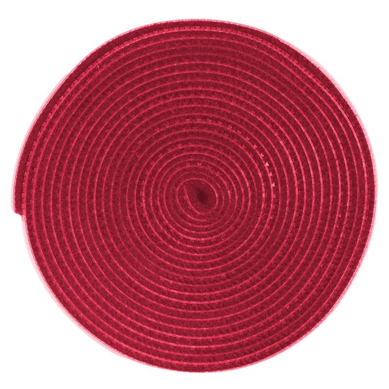 倍思 多彩圆圈魔术贴绑带3m 红色ACMGT-F09