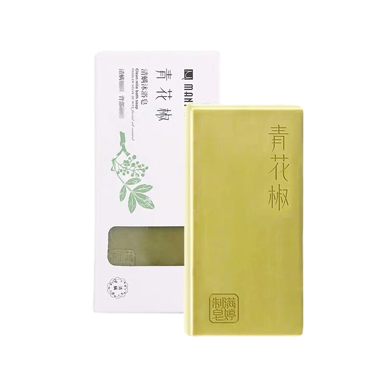 满婷(MANTING)青花椒清螨沐浴皂135g(除螨皂螨婷香皂去螨虫非硫磺肥皂)